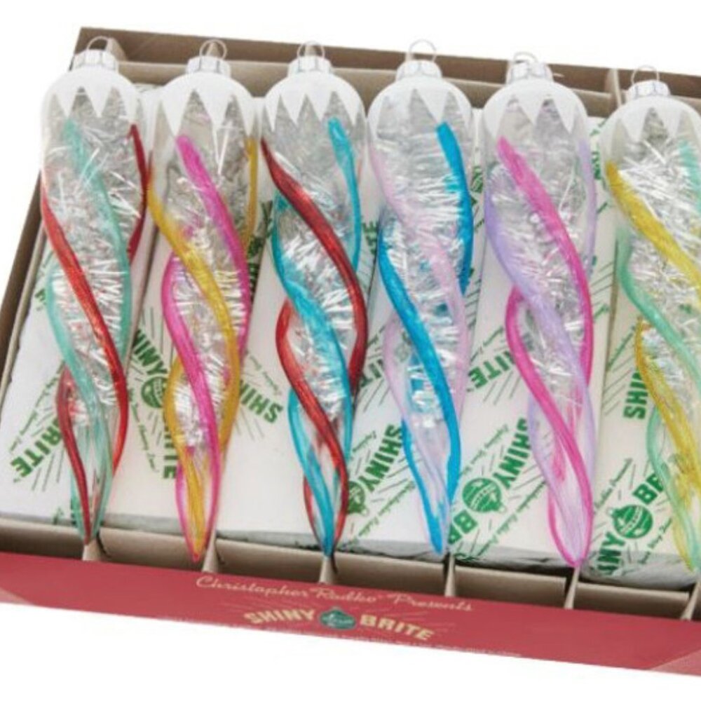 Christopher Radko Christopher Radko 5-Inch Vivid Vintage Glass Icicles